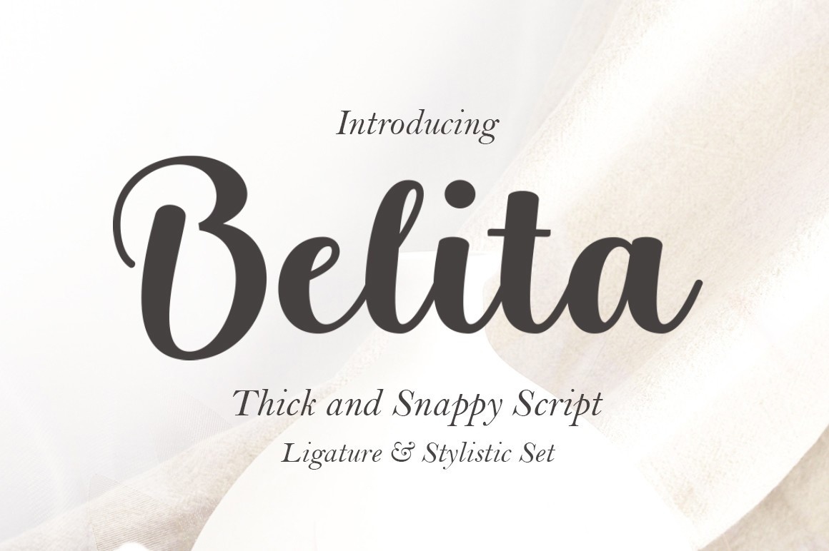 Belita Font preview