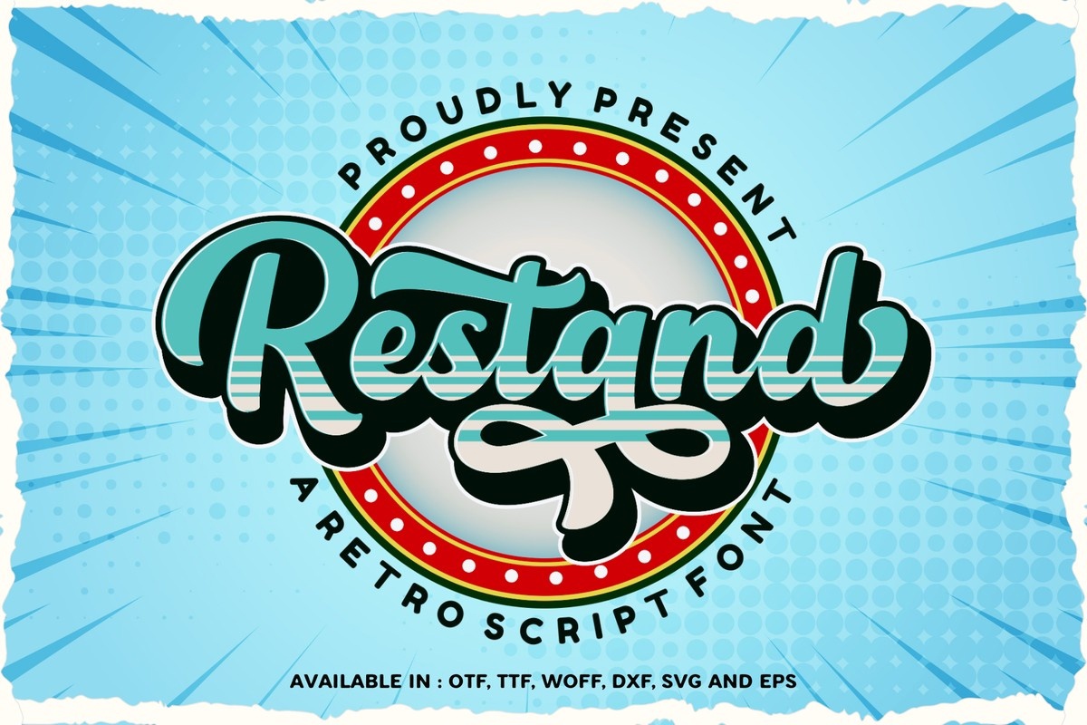 Restand Font preview