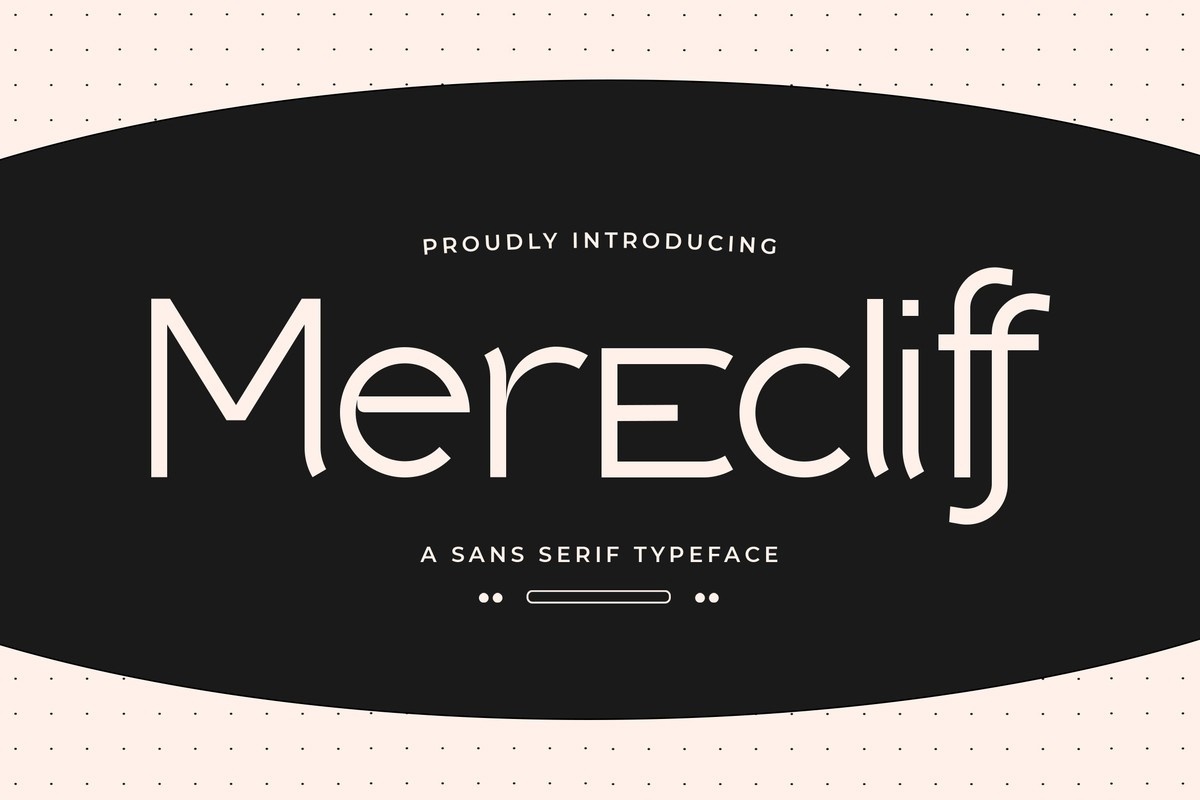 Merecliff Font preview