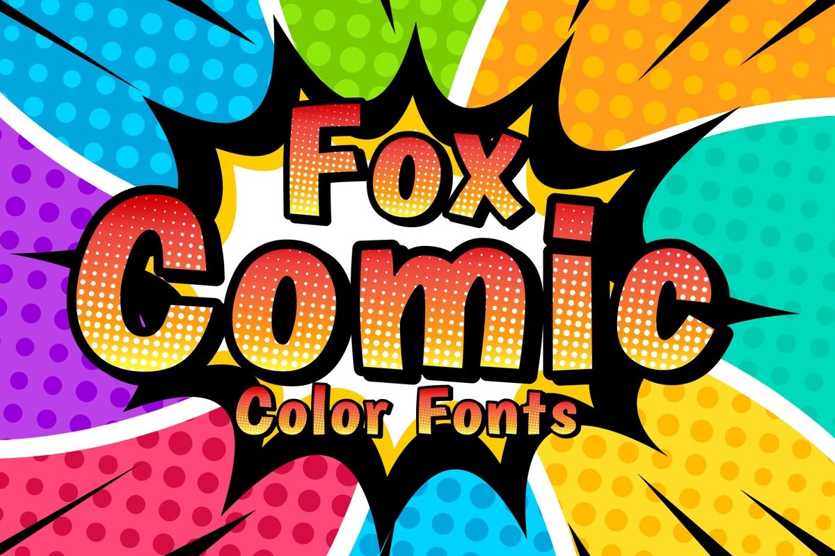 Fox Comic Regular Font preview
