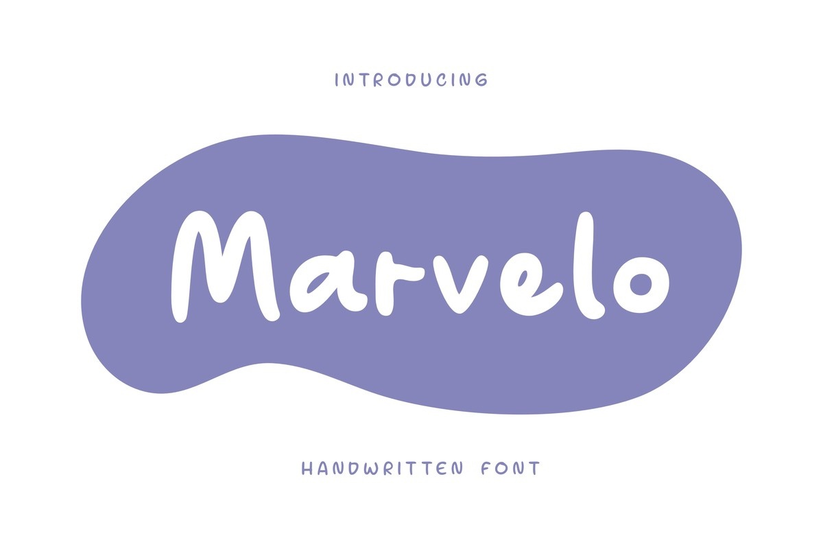 Marvelo Regular Font preview