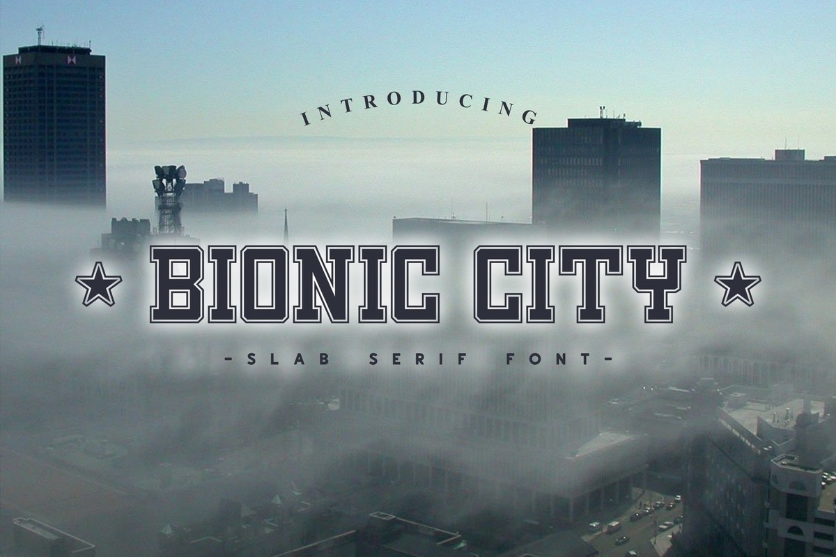 Bionic City Regular Font preview