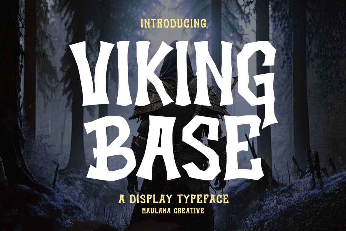 Viking Base Regular Font preview
