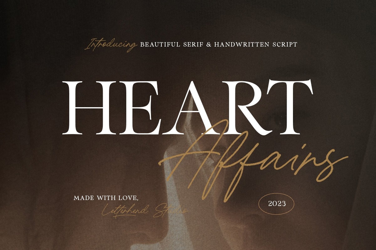 Heart Affairs Serif Font preview