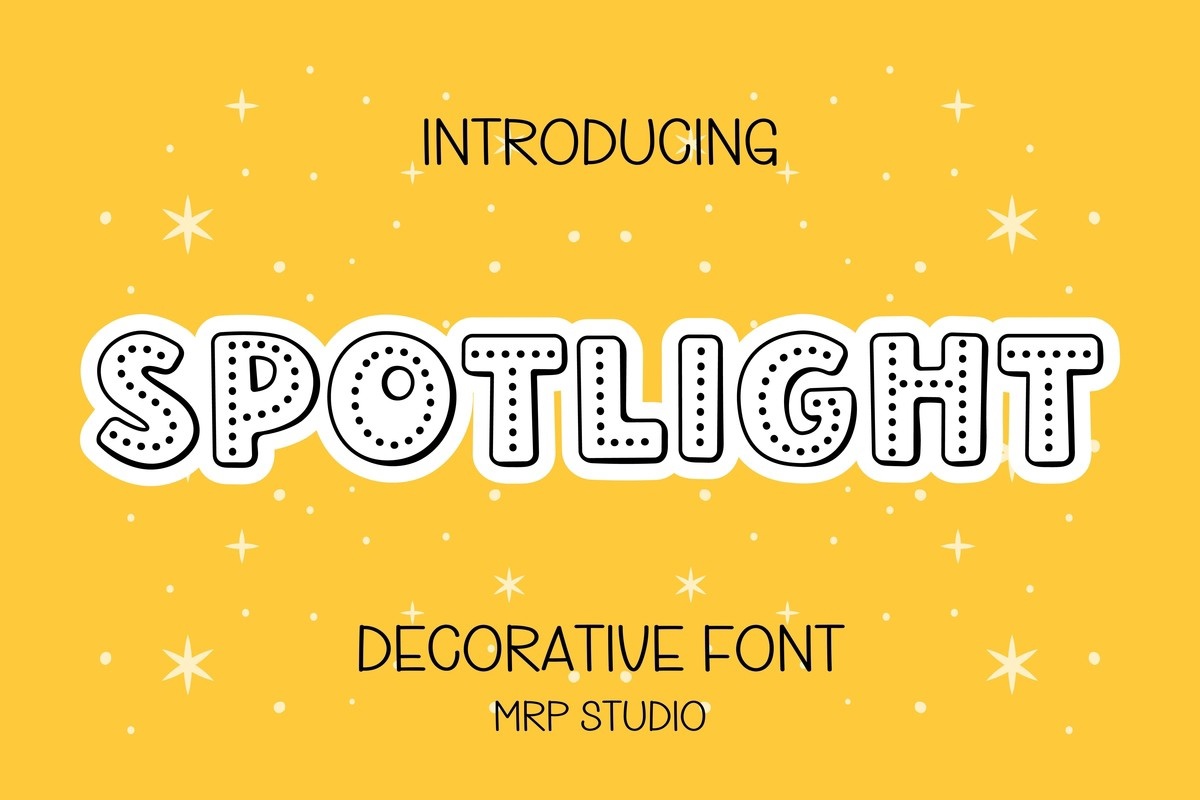 Spotlight Font preview