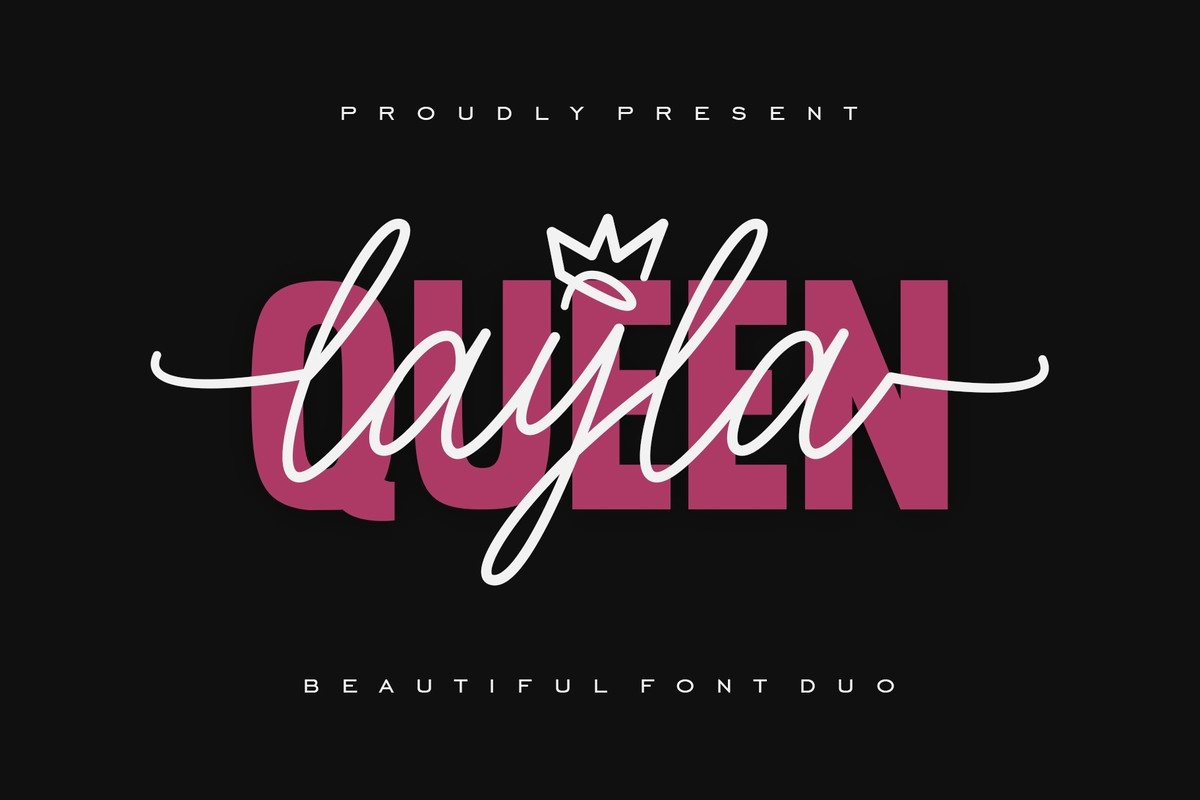 Queen Layla Font preview