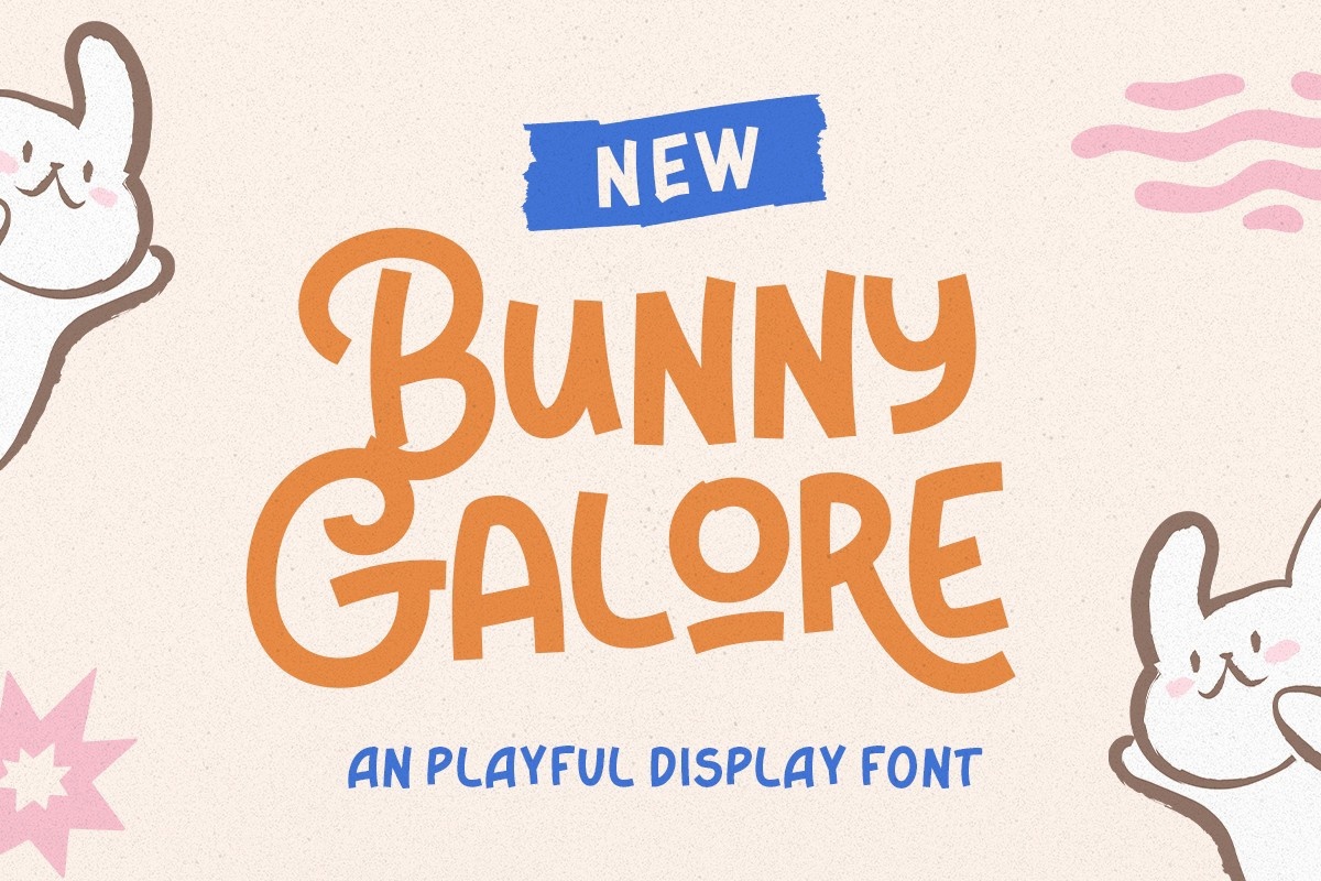 Bunny Galore Regular Font preview