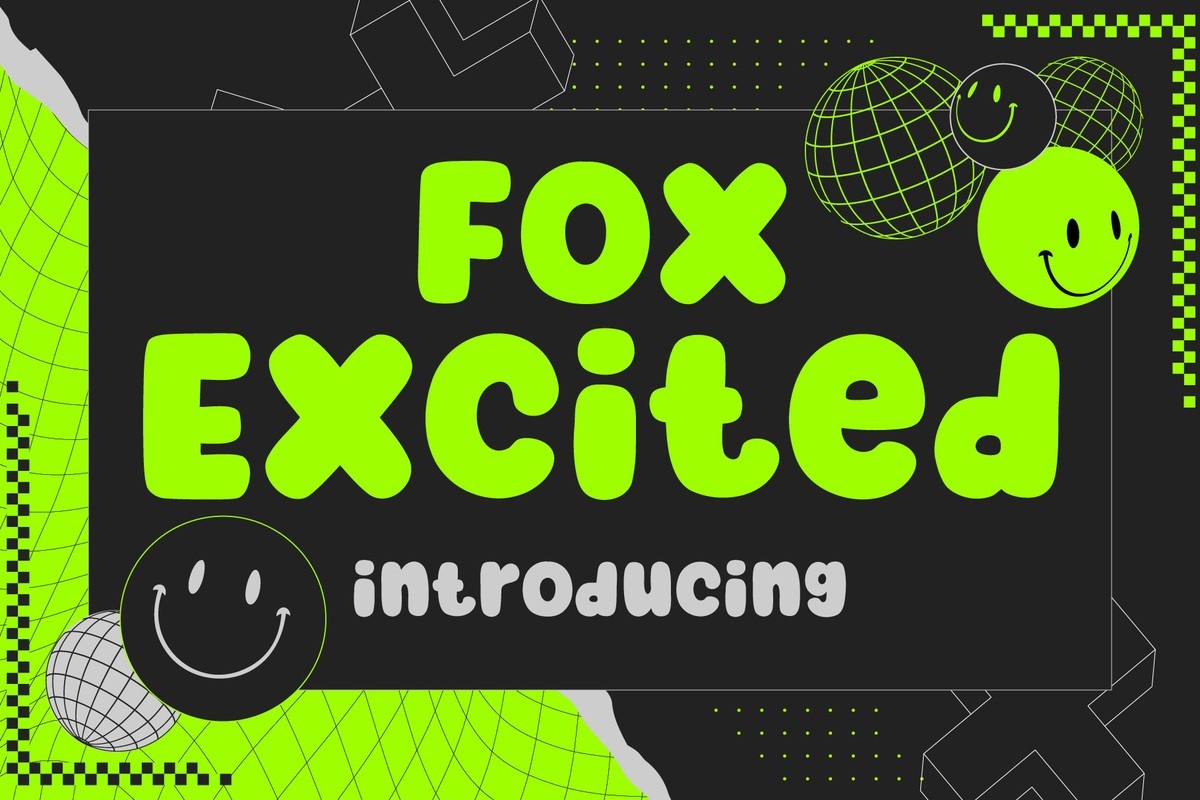 Fox Excite Regular Font preview