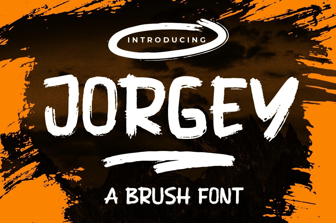 Jorgey Regular Font preview
