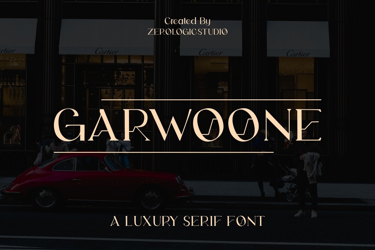 Garwoone Font preview