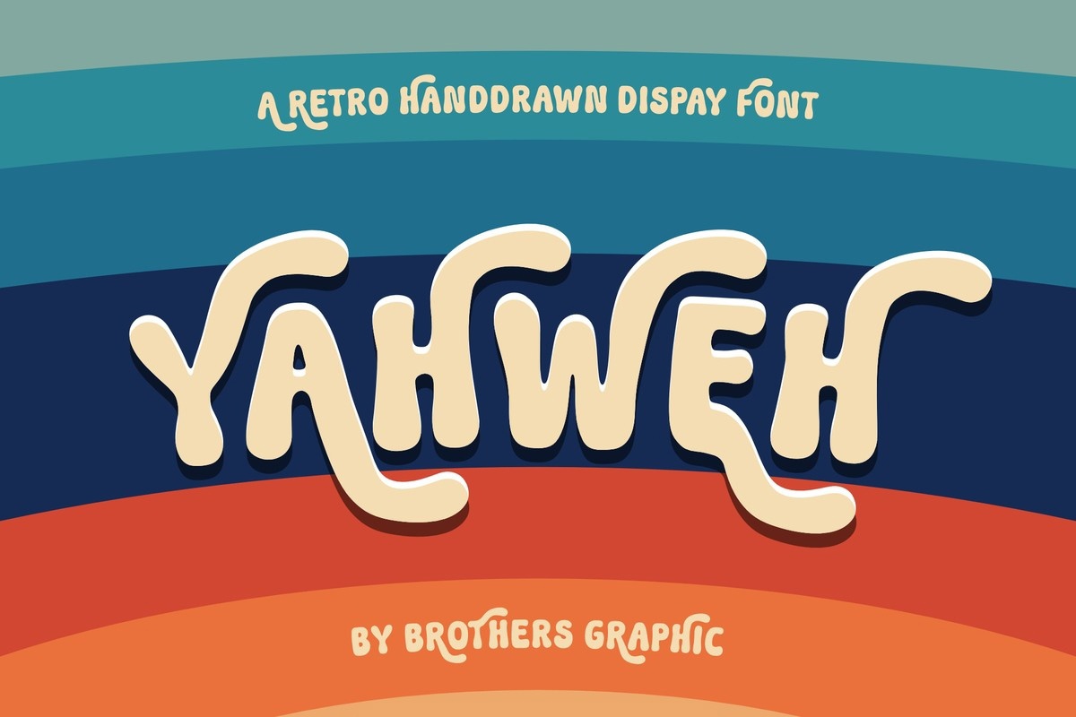 Yahweh Regular Font preview