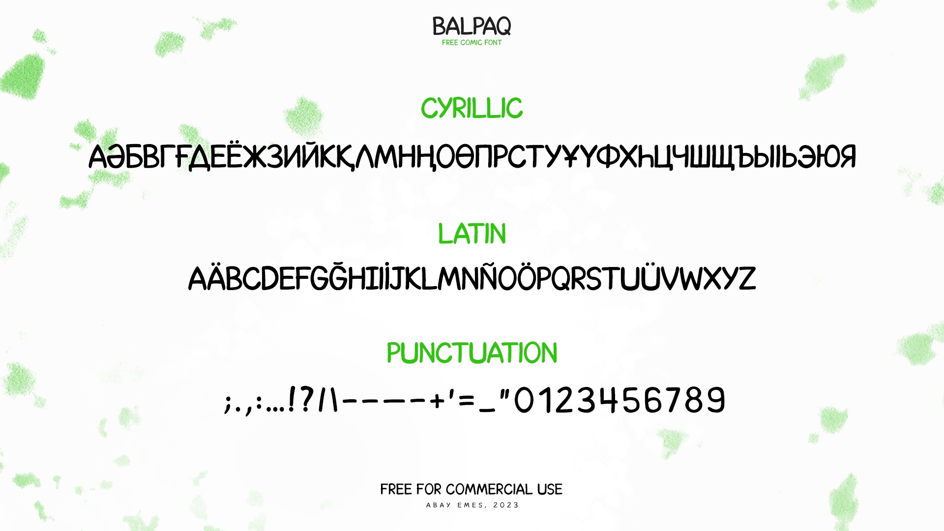 Balpaq Regular Font preview