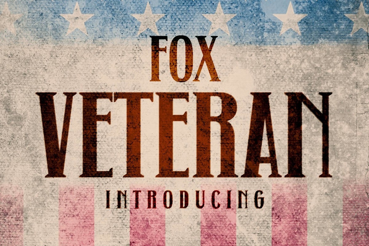 Fox Veteran Font preview