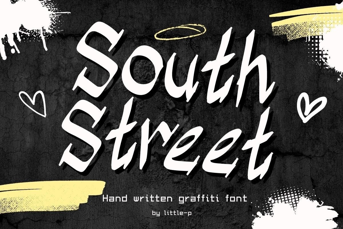 South Street Regular Font preview