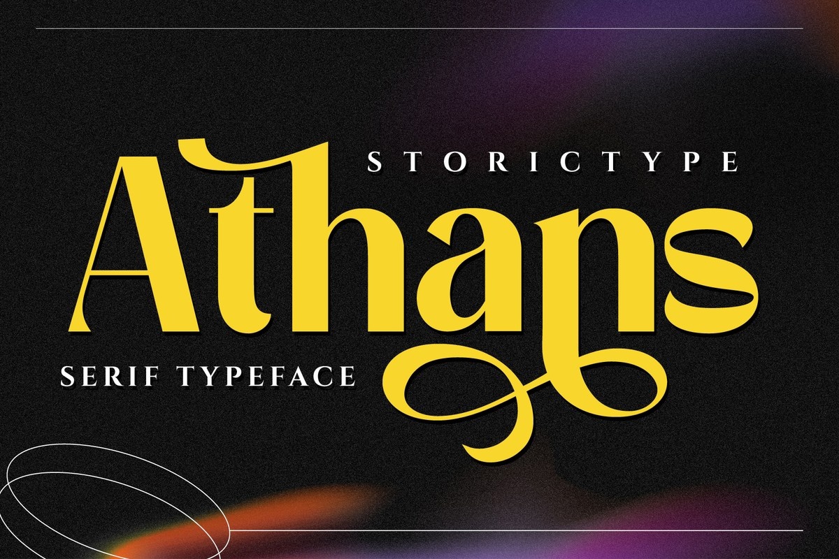 Athans Font preview