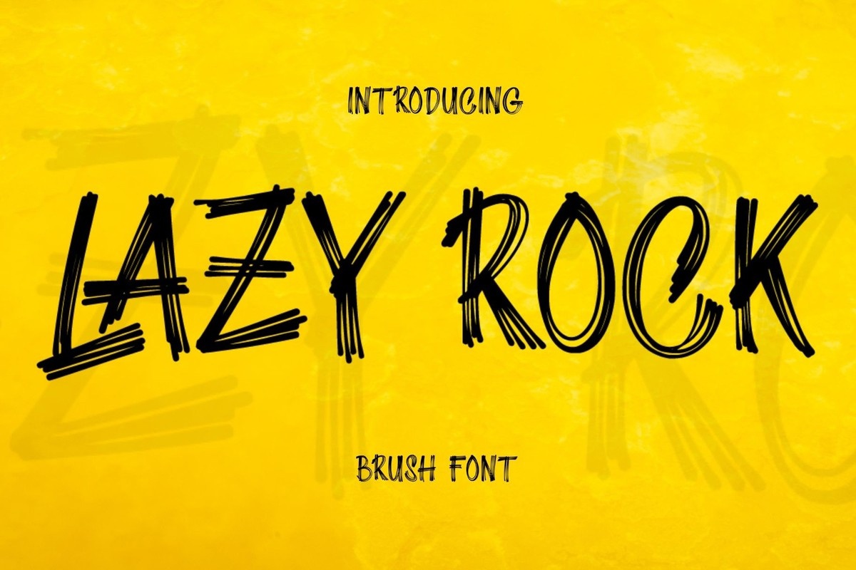 Lazy Rock Regular Font preview
