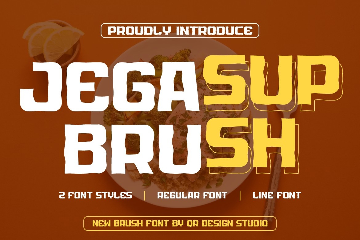 Jegasup Brush Font preview