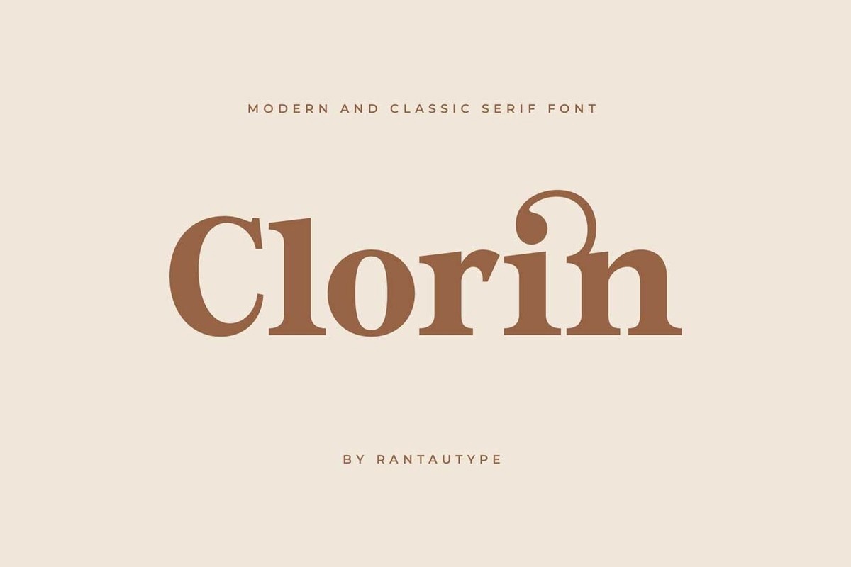 Clorin Regular Font preview