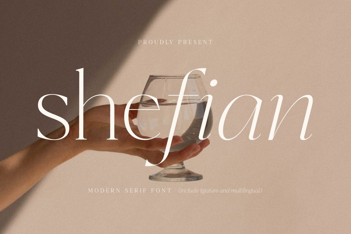 Shefian Italic Font preview