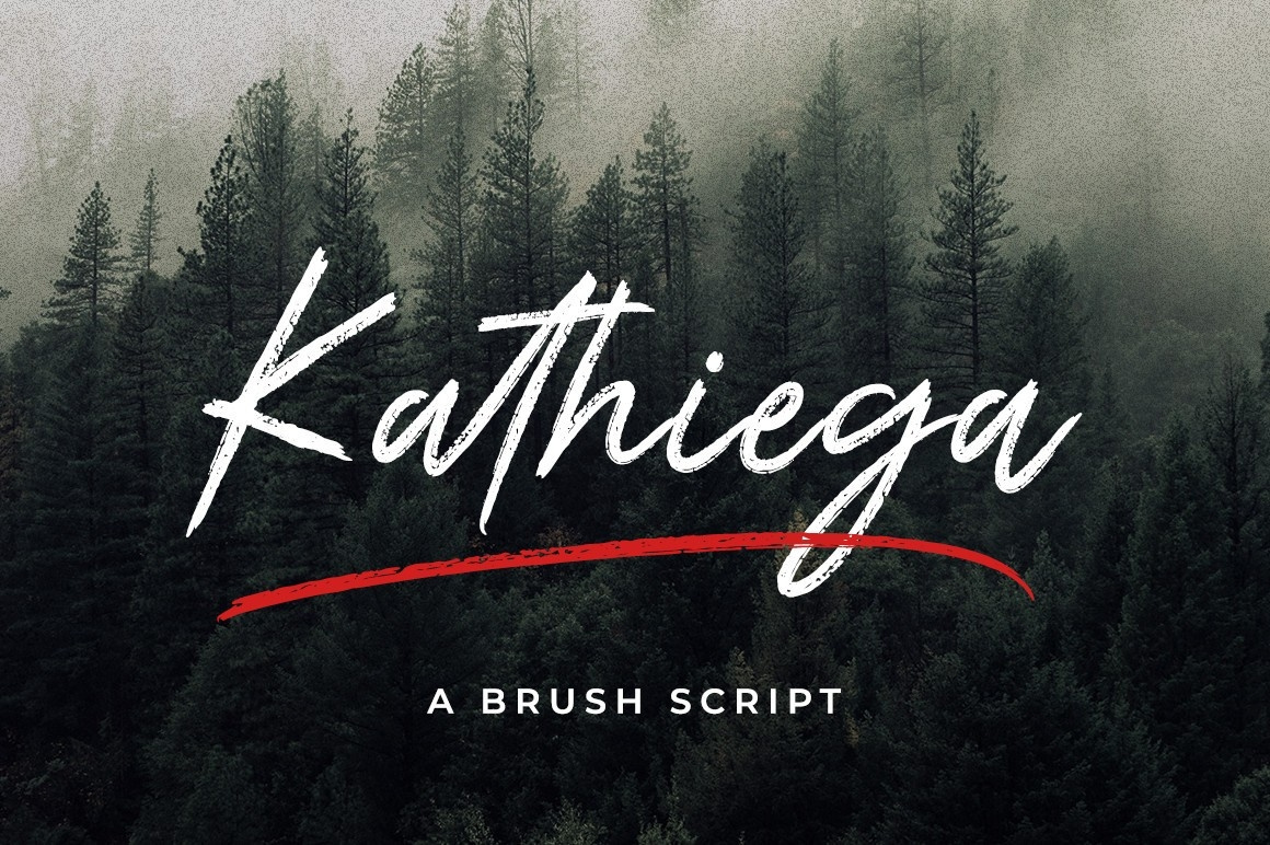 Kathiega Font preview