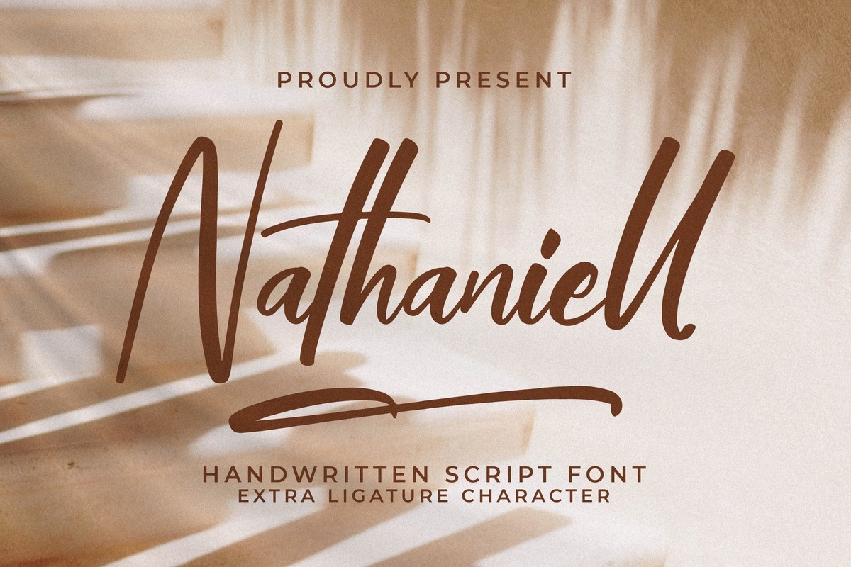 Nathaniell Regular Font preview