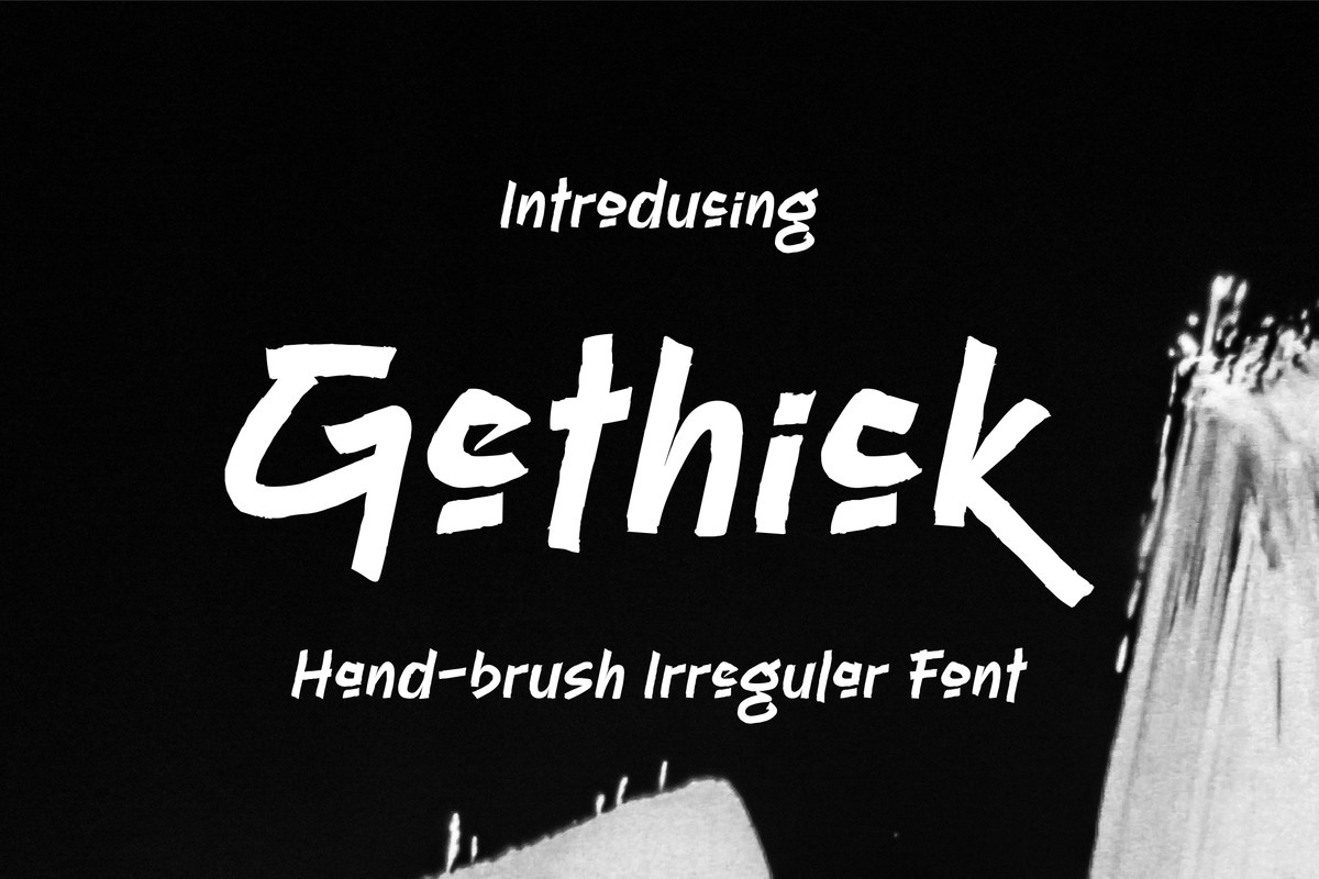 Gethick Font preview