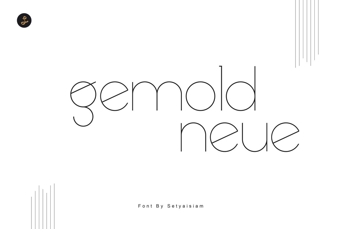 Gemold Neue Font preview
