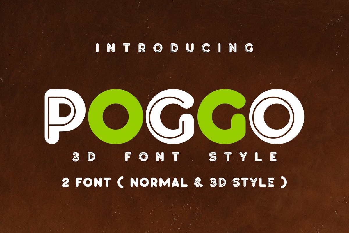 Poggo Regular Font preview
