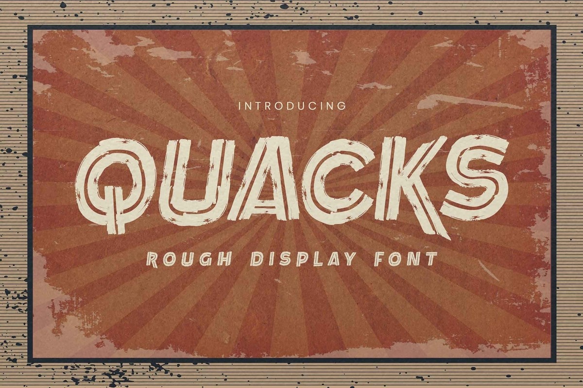 Quacks Regular Font preview