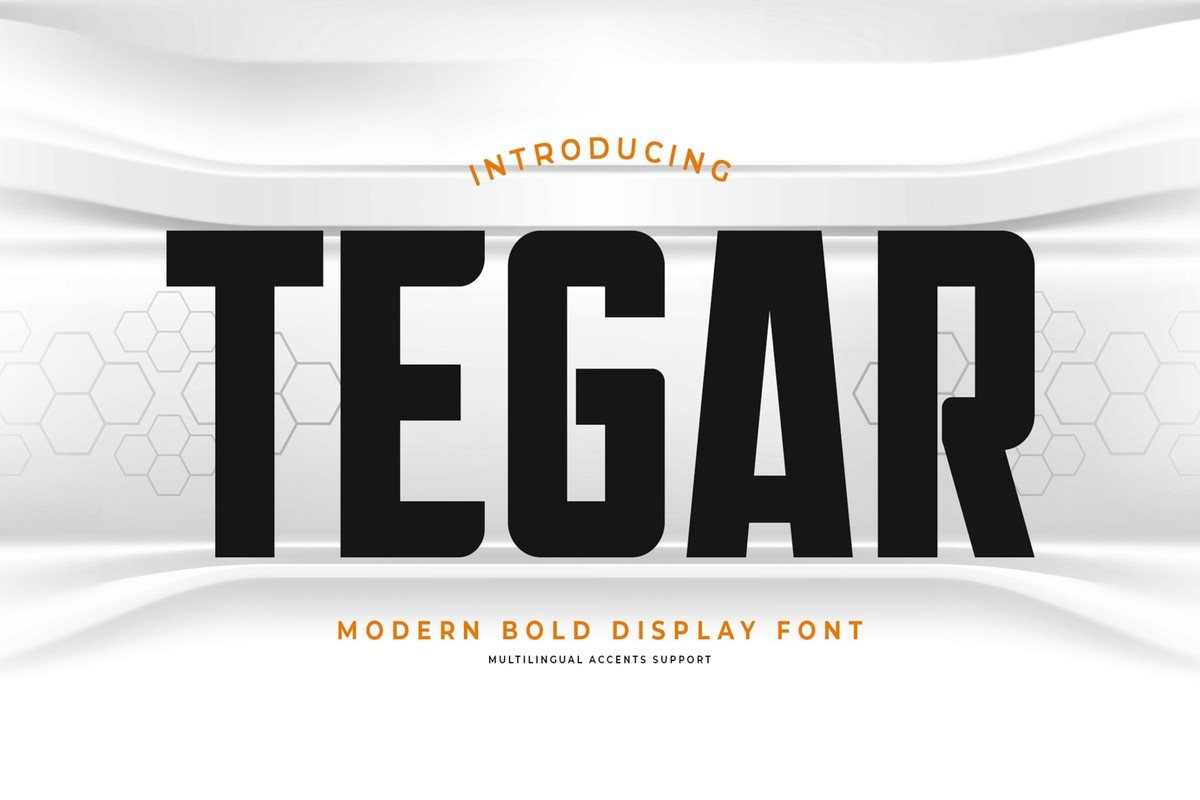 Tegar Regular Font preview