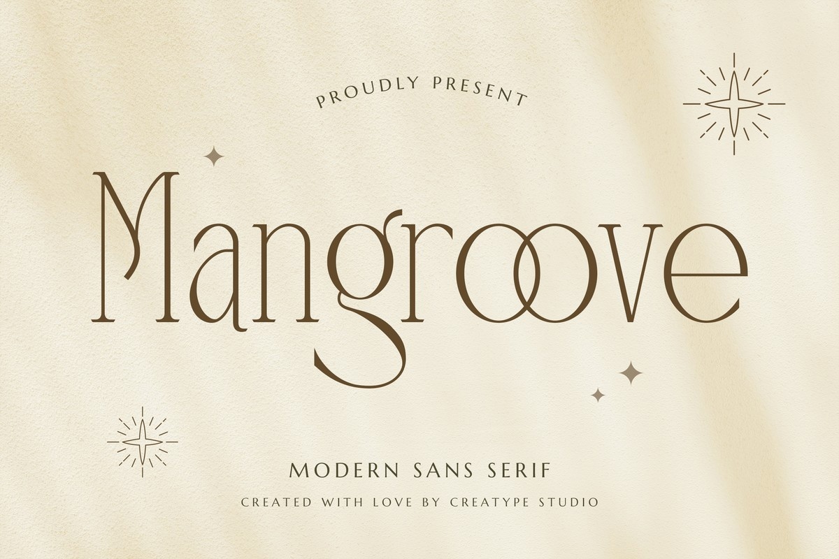 Mangroove Font preview