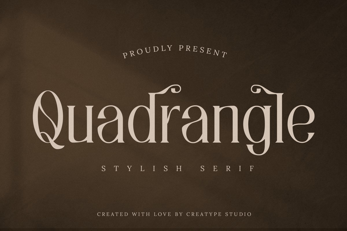 Quadrangle Font preview
