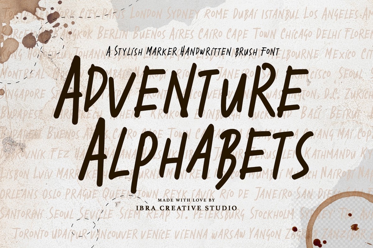 Adventure Alphabets Font preview