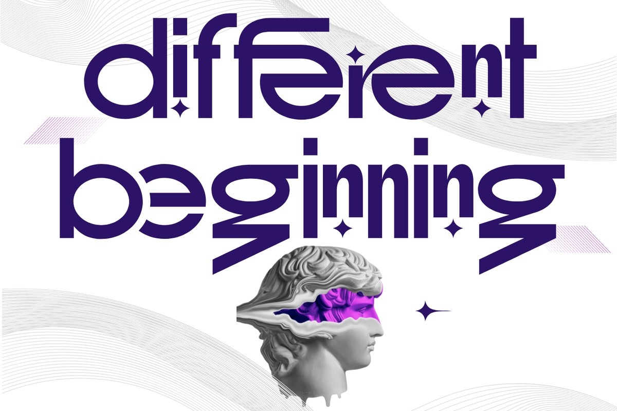 Different Beginning Bold Font preview