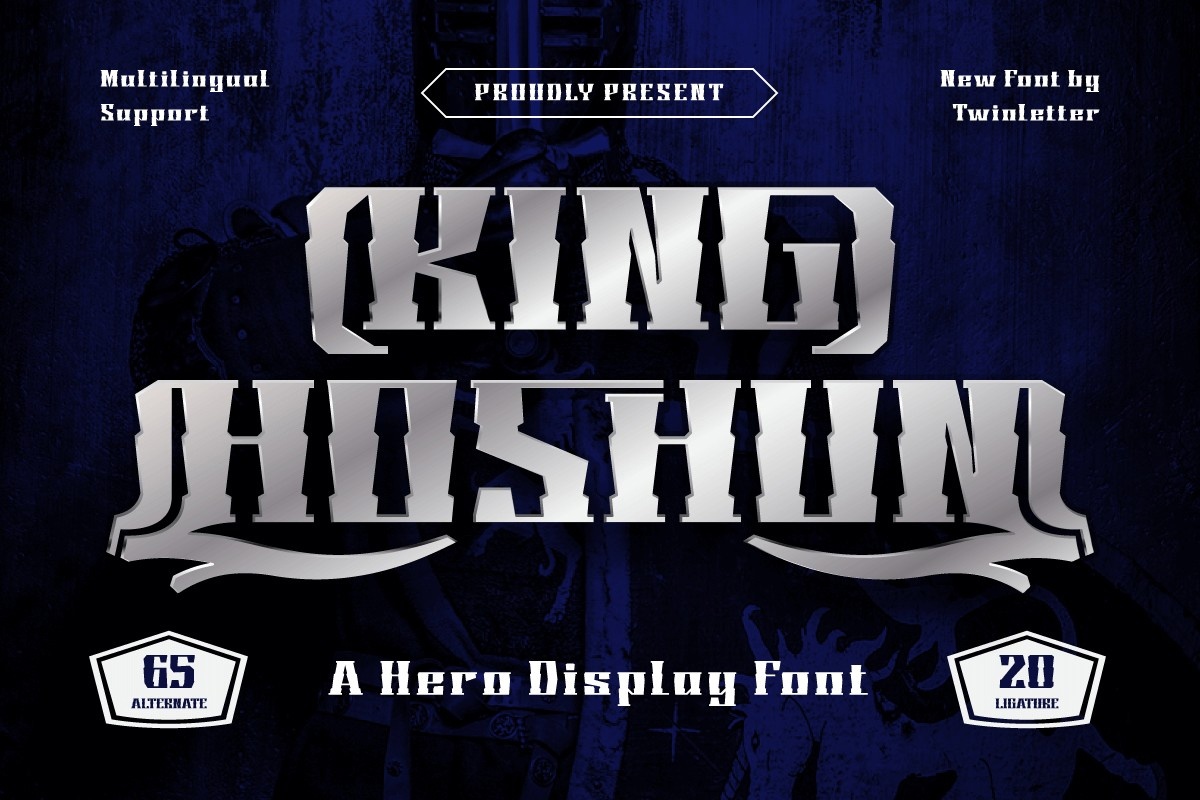 King Hoshun Font preview