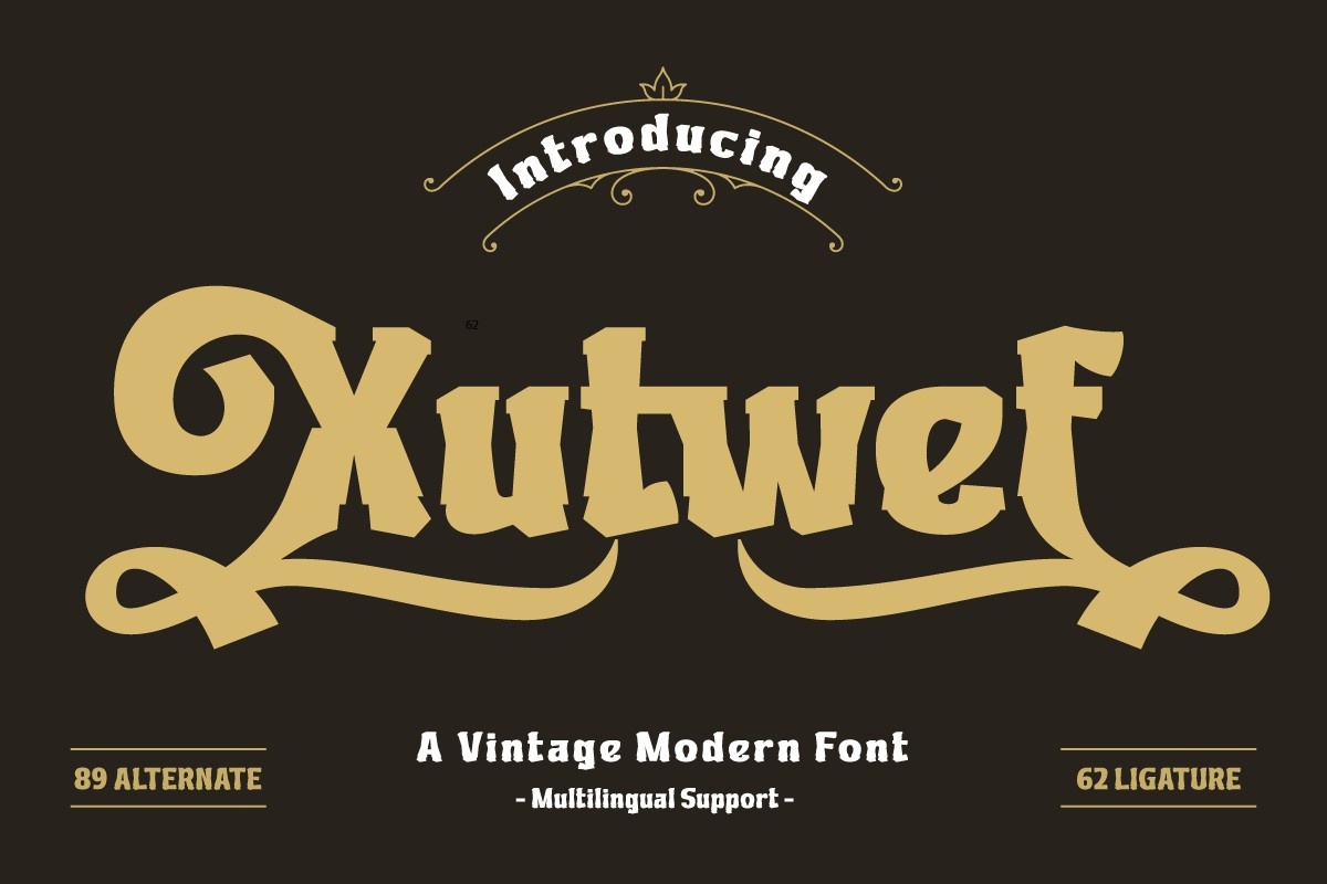 Xutwef Font preview