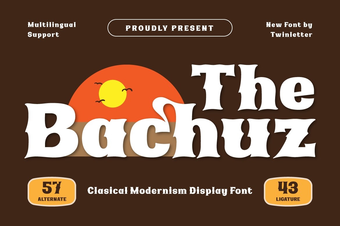 The Bachuz Regular Font preview