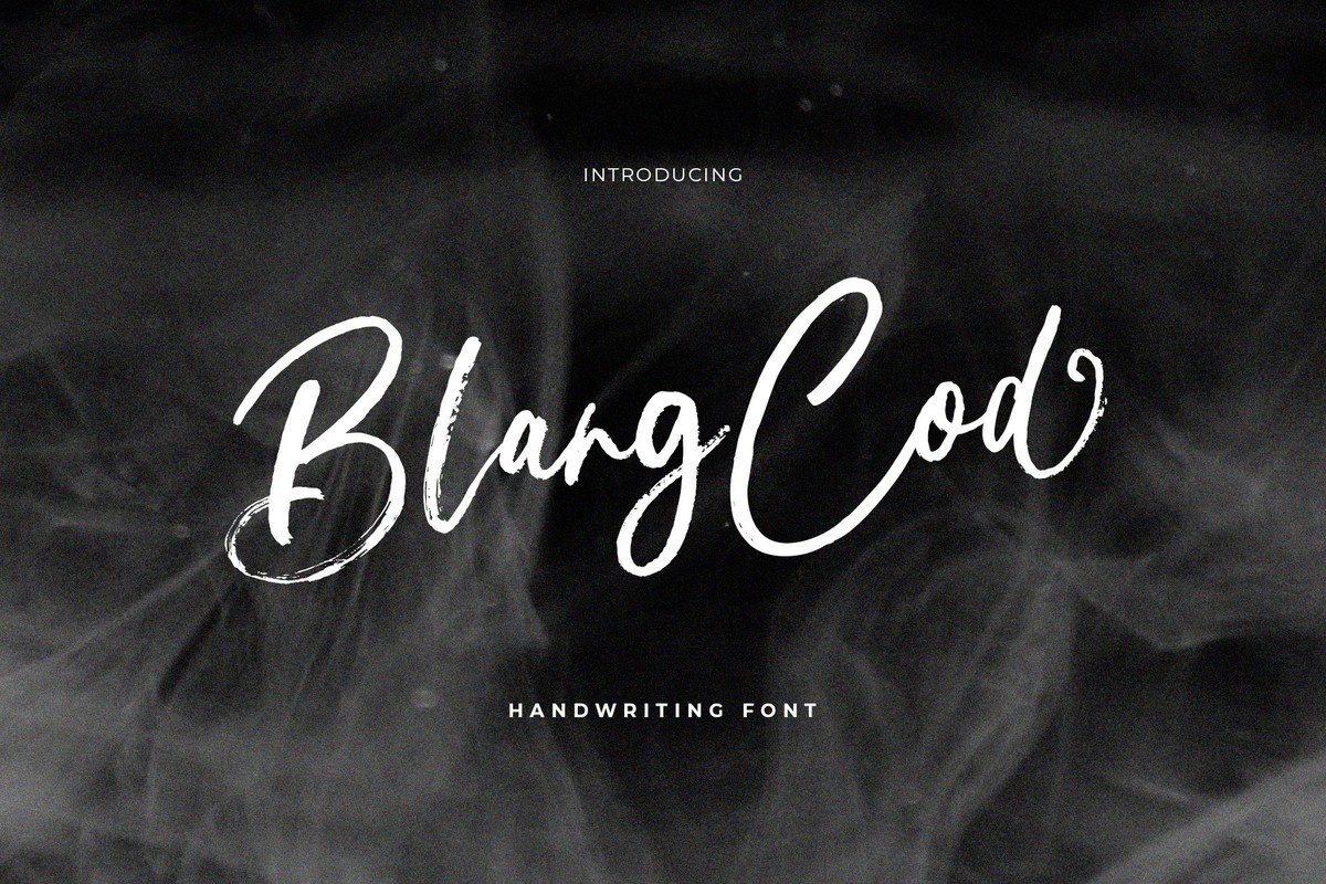 Blang Cod Regular Font preview