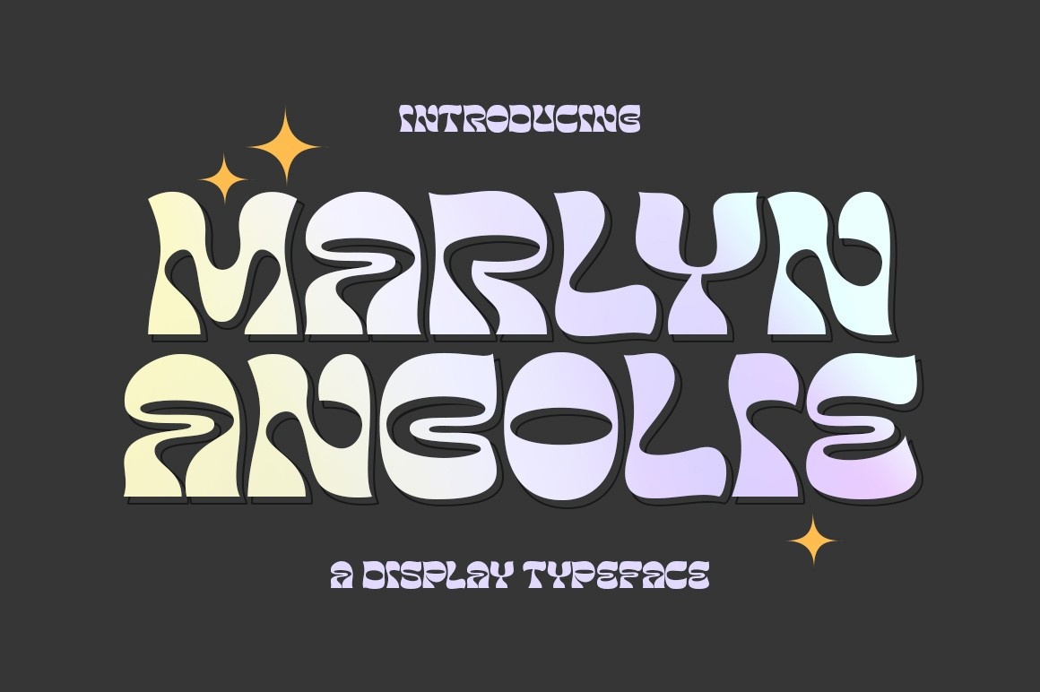 Marlyn Angolie Regular Font preview