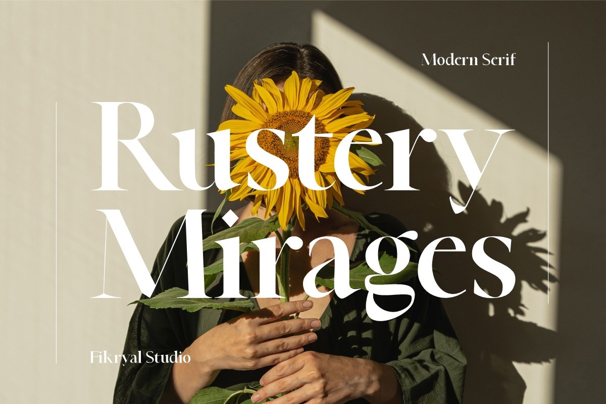 Rustery Mirage Font preview