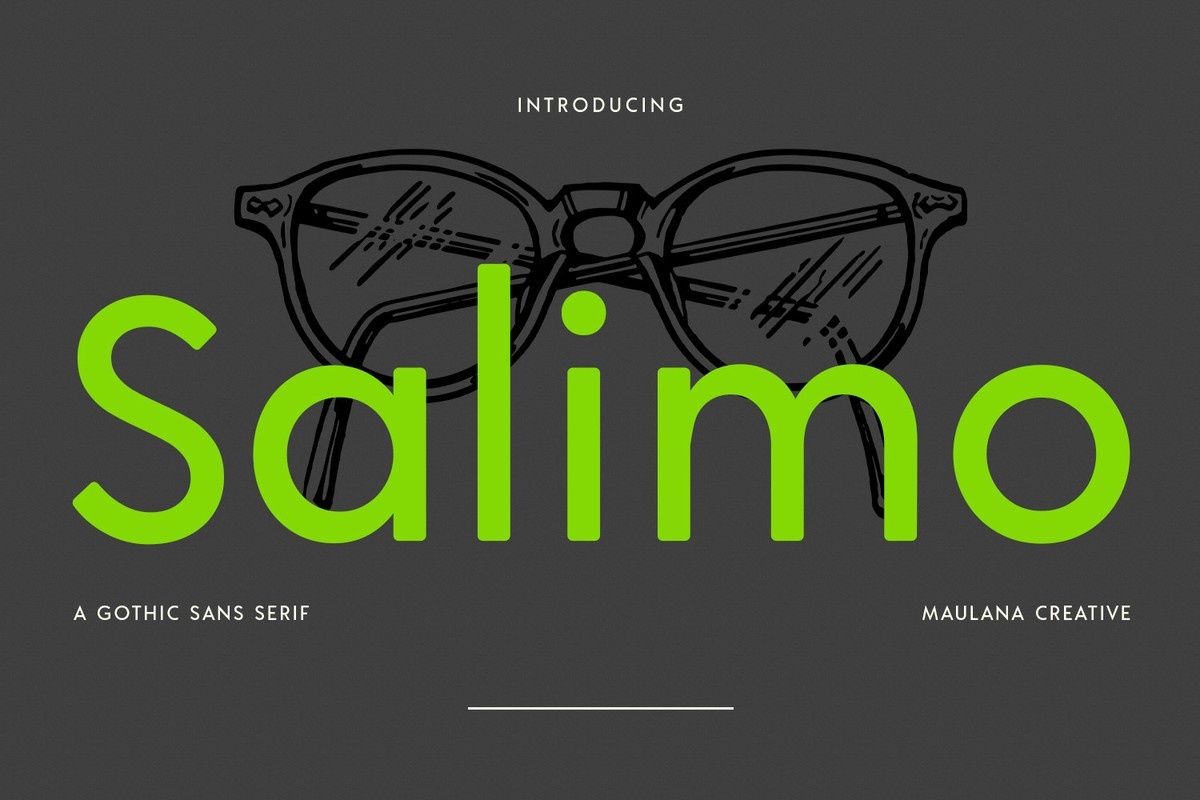 Salimo Font preview