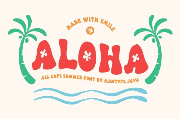 Aloha Regular Font preview