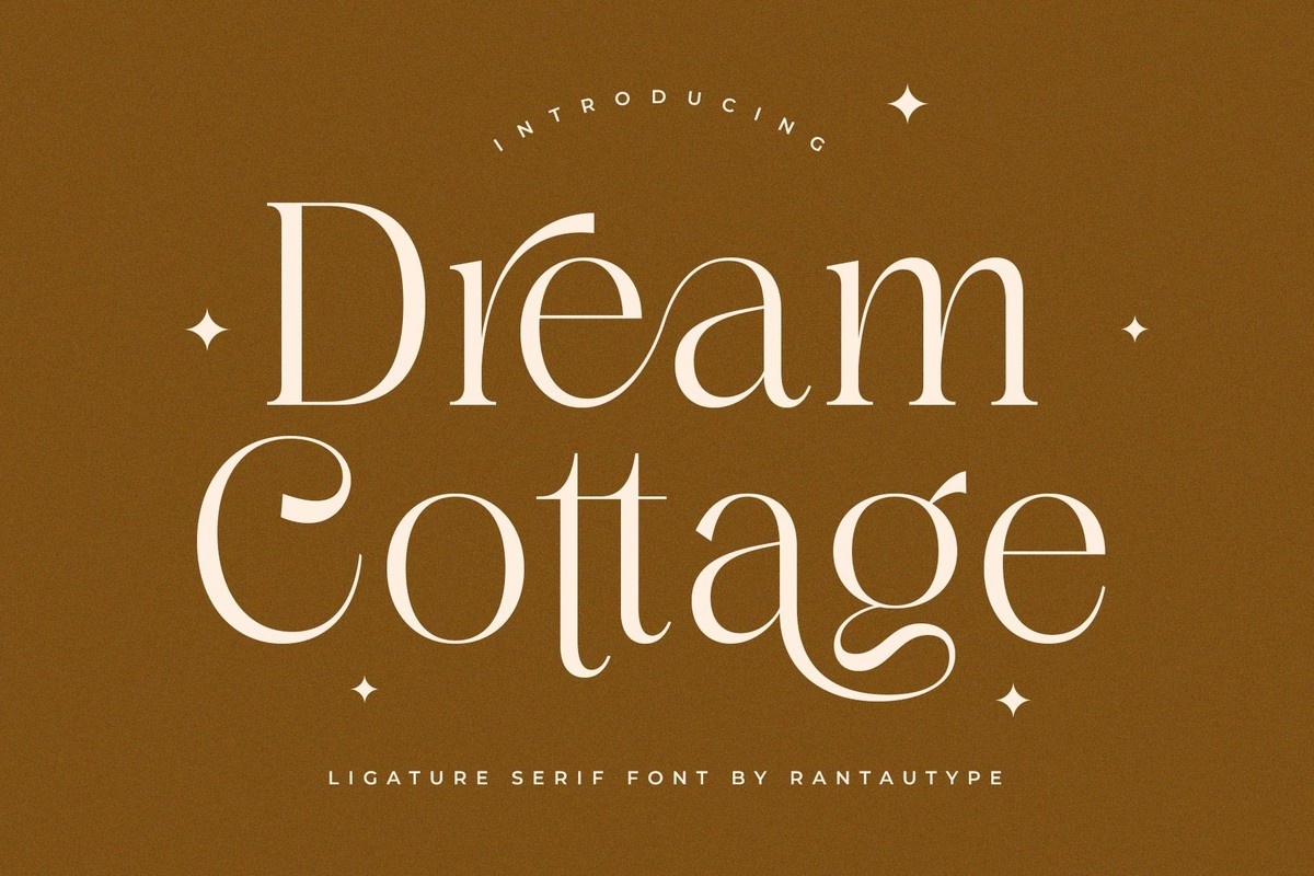 Dream Cottage Italic Font preview