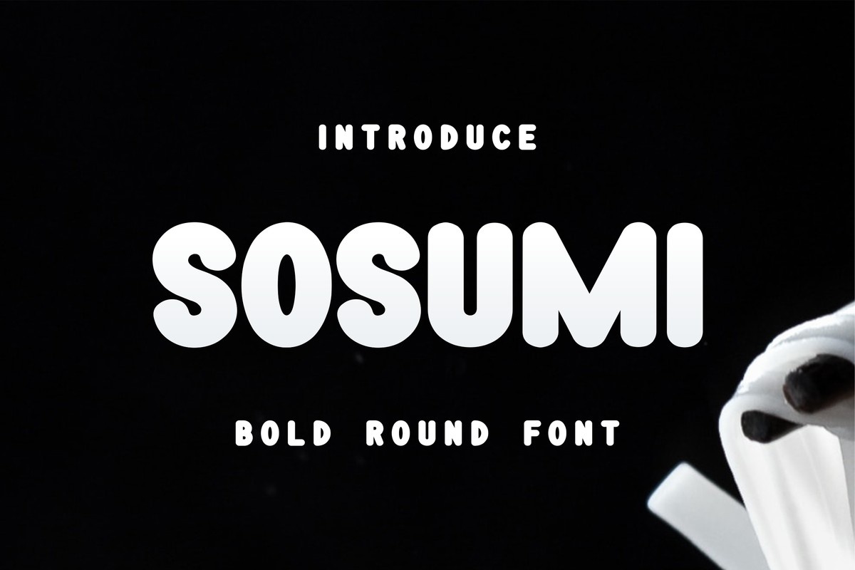 Sosumi Font preview