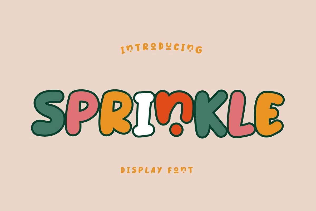 Sprinkle Regular Font preview