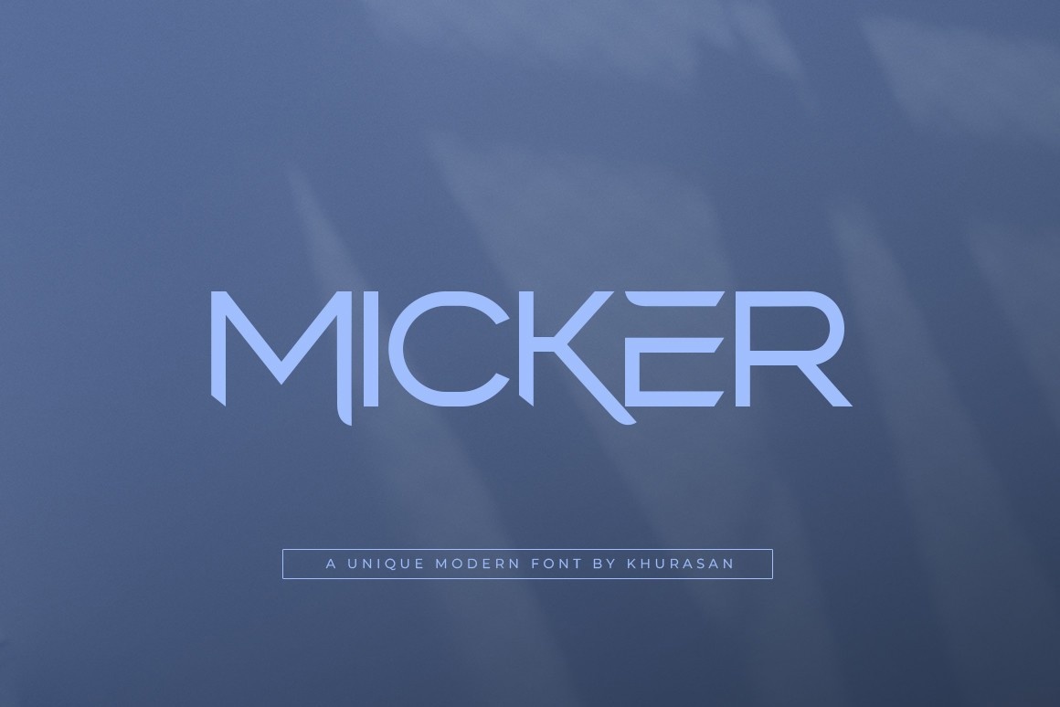 Micker Font preview