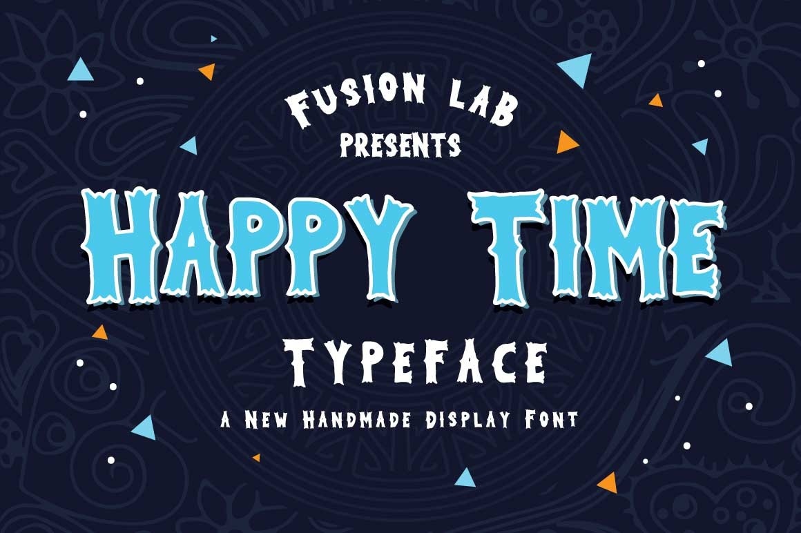 Happy Time Typeface Font preview