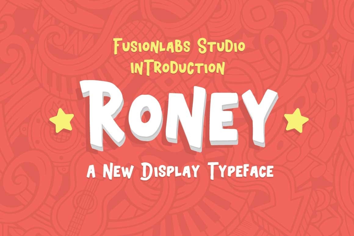 Roney Typeface Regular Font preview