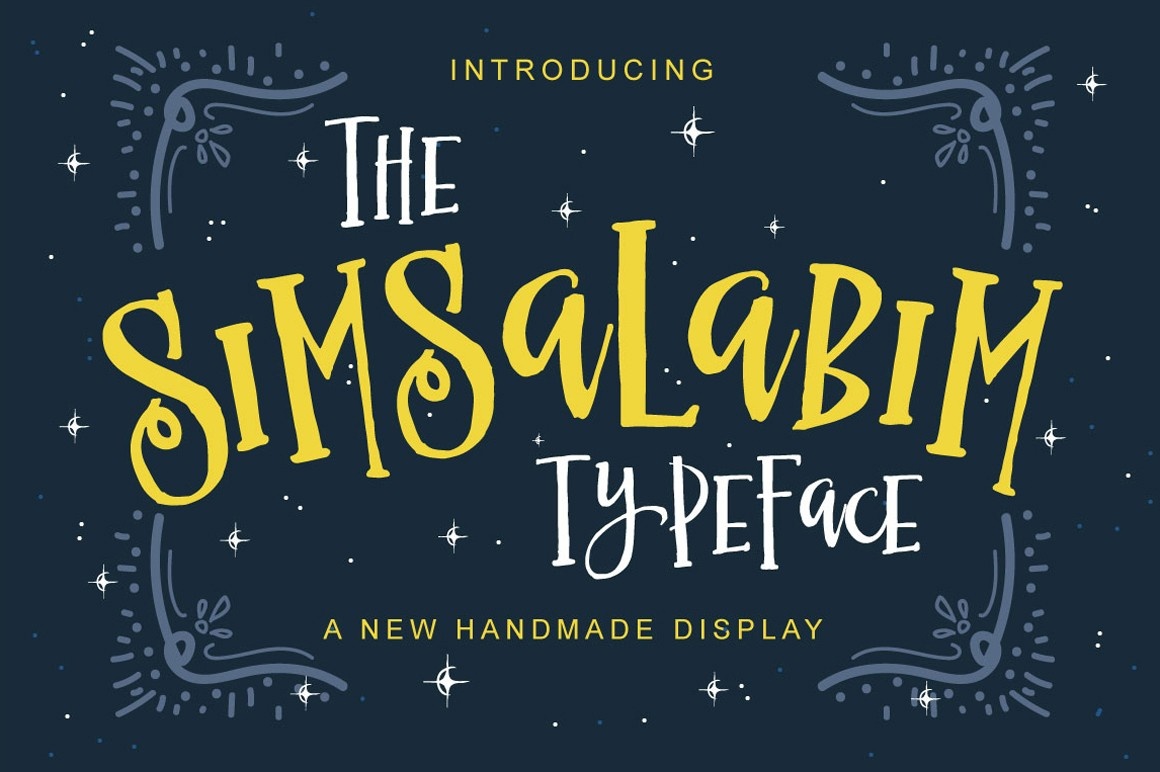 Simsalabim Typeface Font preview