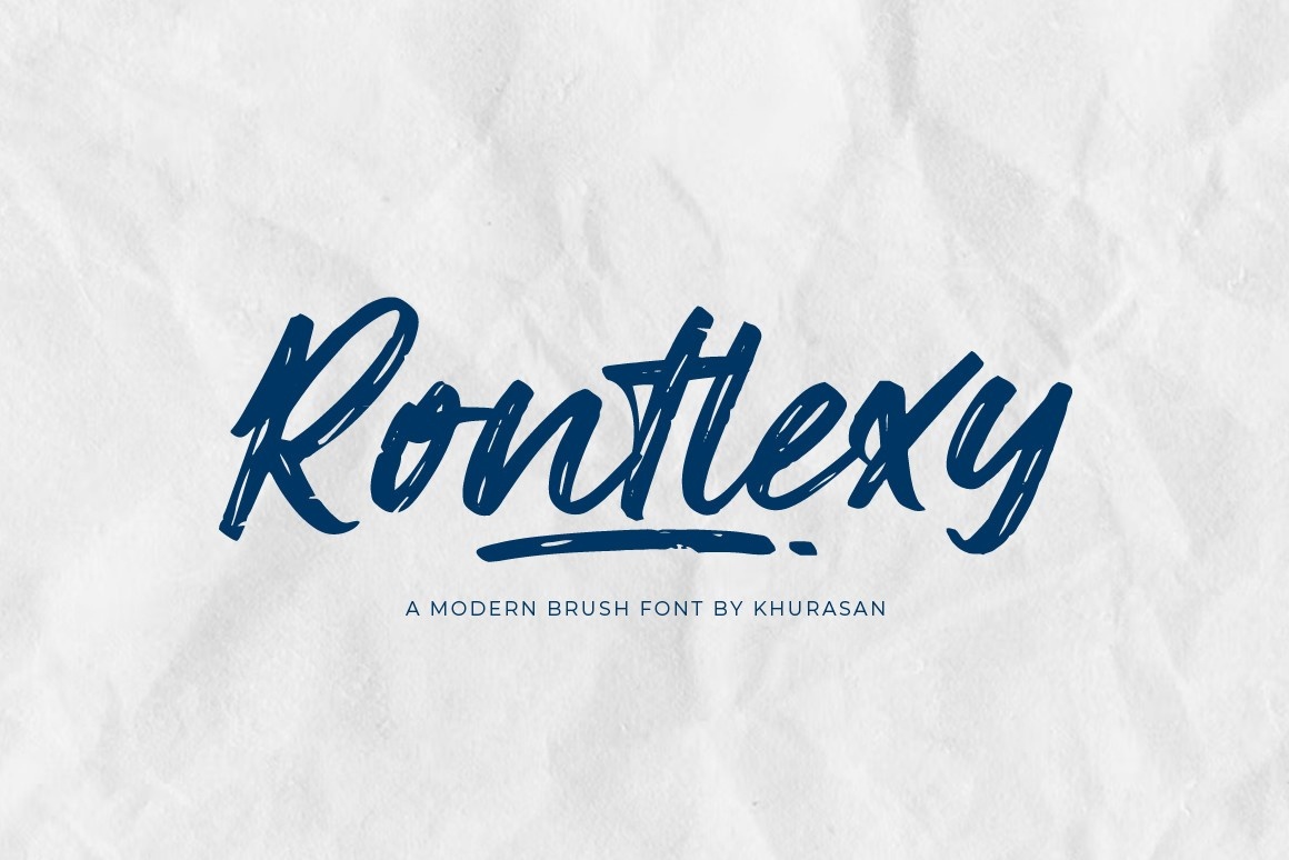 Rontlexy Regular Font preview